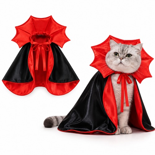 Dracula cape costume for dogs and cats — main product image