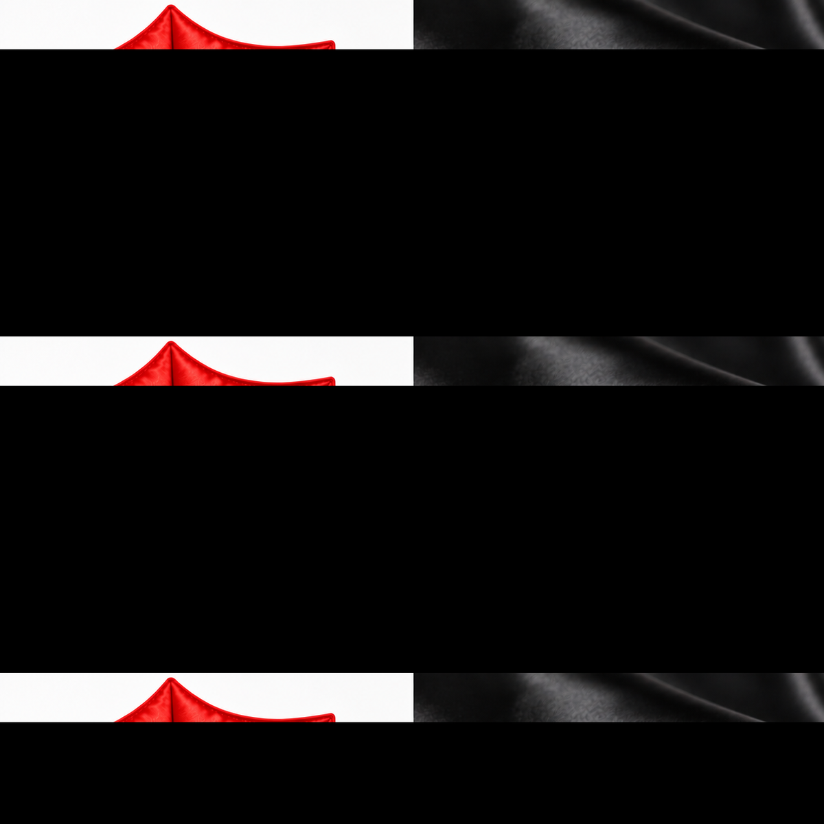 Close-up of Dracula cape fabric, bow, and collar